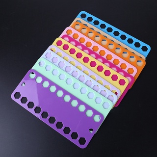 7su 10 piezas de plástico para bordado de punto de cruz, hilo dental, con números, pegatinas para herramientas de costura (3)
