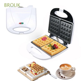BROUK 750W Cooking Appliances High Quality Breakfast|Waffle Maker Non Stick Bubble Egg Cake Electric Eggette Baking Pan/Multicolor