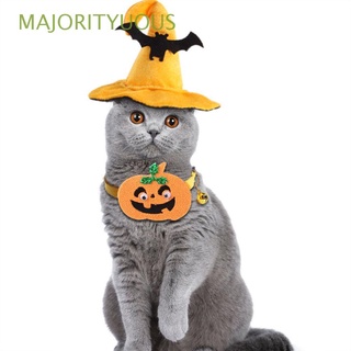 mayoría 1 conjunto de perro gato halloween mascota decoración divertido sombrero de calabaza mascota disfraz vestido de fiesta cachorro gatito gato accesorios de vacaciones cachorro gatito ropa de fiesta vestir