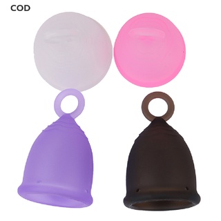 [COD] Menstrual Cup Medical Grade Soft Silicone Feminine Period Hygiene Reusable Cups HOT