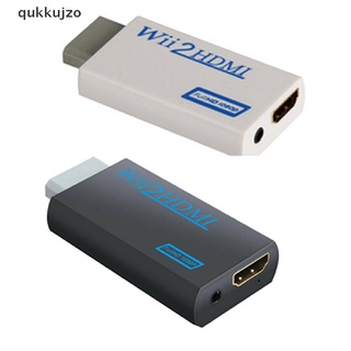[qukk] portátil wii a hdmi wii2hdmi cable de vídeo completo hd tv convertidor adaptador de audio 458cl (7)