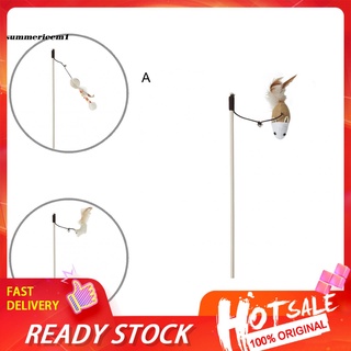 SUMMEZ Casual Kitten Toy Funny Cat Stick Toy Exerciser Training Pet Supplies