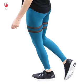 sexy mujeres yoga pantalones deportivos fitness malla elástica empalme leggings cintura alta correr gimnasio slim fit pantalones (1)