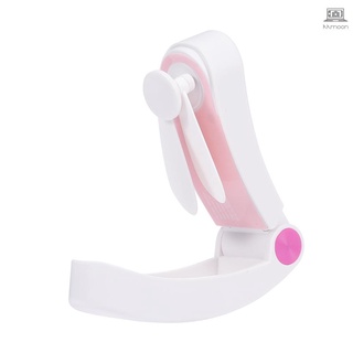 Mini ventilador USB ventilador plegable recargable ventilador de verano portátil tamaño bolsillo (rosa)
