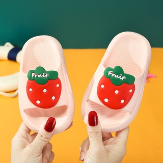 Comel2021 nuevo estilo de verano de frutas zapatillas y zapatilla de casa interior niños niñas zapatilla Borong (1)