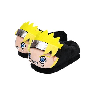 Dibujos Animados Anime Naruto Shippuden Uzumaki Zapatillas De Felpa Invierno Interior Caliente Zapatos (4)