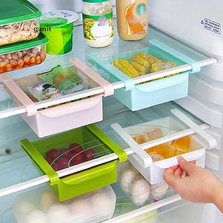 [ganit] slide cocina nevera congelador ahorro de espacio estante estante organizador caja de almacenamiento [ganit]