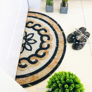 Hogar sala de estar dormitorio Hotel absorbente de agua puerta delantera patrón de mármol alfombra (8)