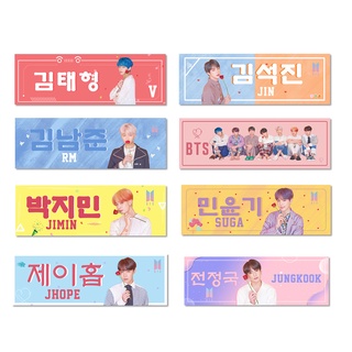 wnsenbem kpop bts jin jungkook impresión tela no tejida soporte banner concierto suministros