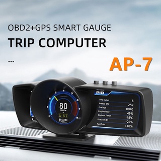 evs_ap-7 obd2 + gps hud auto dashboard head-up display coche cuentakilómetros medidor de alarma (1)