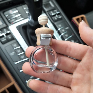 ladyhousehg 1pc ambientador de coche perfume clip fragancia botella de vidrio vacía para venta caliente esencial