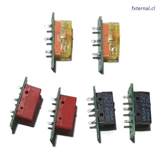 fxt 2 unids/par logitech g403/g403 hero gaming mouse piezas de reparación del ratón micro interruptor de repuesto del ratón botón de la junta