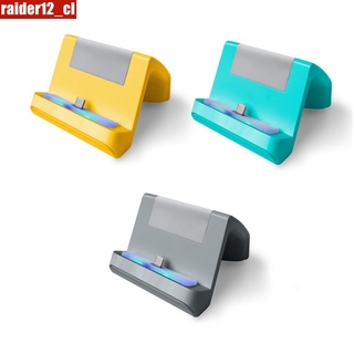 Base De Carga Portátil Para Nintendo Switch OLED Tipo C Cargador Soporte 3 Colores Nuevo Interruptor RAIDER