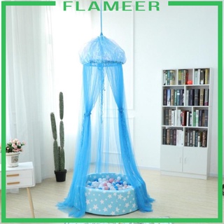 [Flameer] 2xKids Baby Blue Jellyfish cama Canopy mosquitera ropa de cama cúpula tienda de campaña decoración (9)