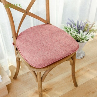 WAIES Soft Chair Cushions for Tatami Home Decoration Seat Pad Tie On European Style Solid Color Washable Dining Room Thicken Chair Pad/Multicolor