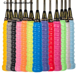 Colorfulswallowfly Breathable Anti-slip Sport Grip Sweatband Tennis Tape Badminton Racket Sweatband CSF (3)