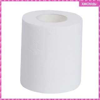 4 capas de 70 g de papel higiénico para baño, blanco, toallas de mano, uso diario, multiplegable (1)