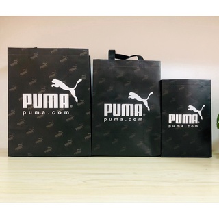 Original PUMA negro etiqueta serie bolsa de embalaje bolsa de película gruesa bolsa de zapatos bolsa de papel para PUMA