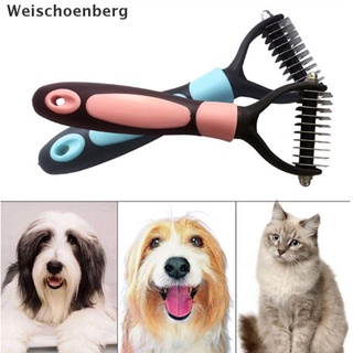(Hotsale) 1Pc mascota perro gato pelo pelo pelo de pelo recortadora de aseo rastrillo peine herramientas {Gran venta} (3)