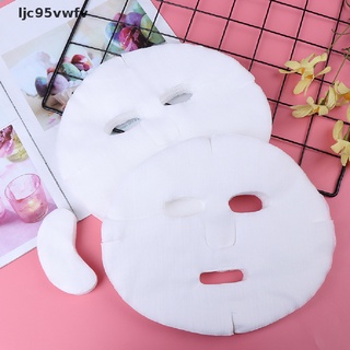 ljc95vwfv 100pc máscara facial papel desechable algodón tela no tejida diy hoja de máscara facial venta caliente