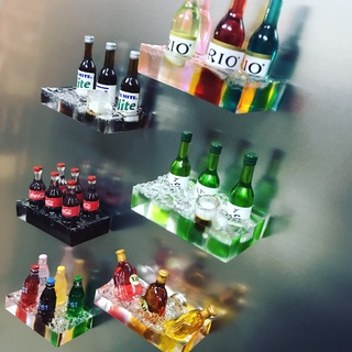 #Moda# Instagram vino y bebida imanes para refrigerador adornos de escritorio decoración creativa