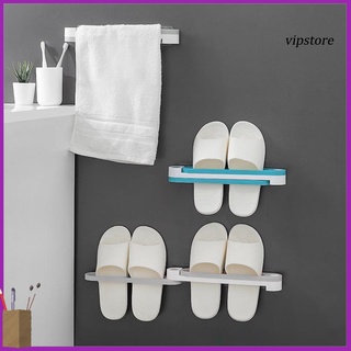 [Vip] zapatero plegable adhesivo de plástico para colgar en la pared, estante para zapatos para baño
