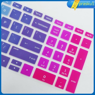 [PRASKU1] Funda protectora de piel para teclado portátil suave para HP pulgadas BF azul (9)