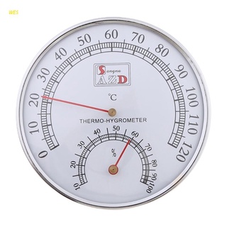 wes sauna/termómetro/termómetro/termómetro/higrómetro/de metal/a vapor/higrómetro/traje de baño y sauna para interiores