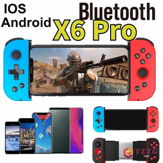 Valor Priceee X6pro retráctil Bluetooth compatible controlador inalámbrico gamepad gatillo joystick PUBG móvil IOS Android teléfono móvil
