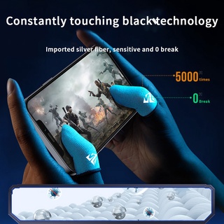 MEDIUM Mobile Phone Gaming Sweat-Proof Finger Cover Fingertip Gloves Game Non-slip Touch Screen Thumb Fingertip Sleeves ❤