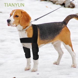 Tianyun pulsera De rodilla negra liviana Para perro pequeño/respirable/protector De piernas Para perros