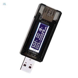 OL DC 4-30V 0-3A pantalla LCD voltímetro Digital amperímetro USB voltaje voltaje medidor de energía probador de batería capacidad de cargador Detector de energía móvil