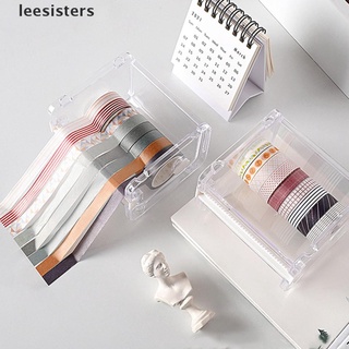 Leesisters Masking Tape Cutter Washi Tape Storage Organizer Cutter Office Tape Dispenser CL (4)
