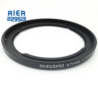 67Mm Filter Adapter For Canon Powershot Sx30 Sx40 Sx50 Sx520 Hs Replace Fa-Dc67A