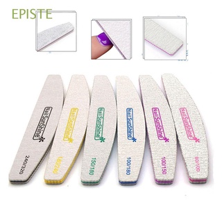 EPISTE 7 Types Nail Files Beauty Tools Manicure Sanding Buffer Pedicure Nail Care Professional Washable Double Sided