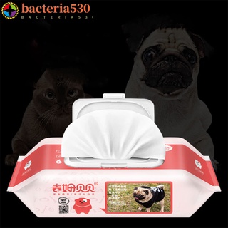 bacteria530 80Pcsc/Pack Dog Cat Eyes Wipes Pet Wet Wipes Tear Removal Wet Wipes Pet Supplies