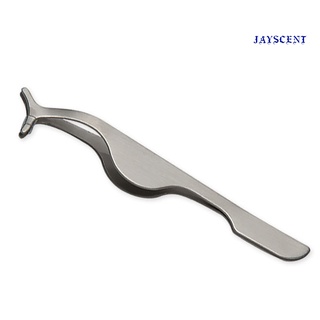 (jayscent) pestañas postizas de acero inoxidable pinzas pinzas aplicador clip herramienta de maquillaje (3)