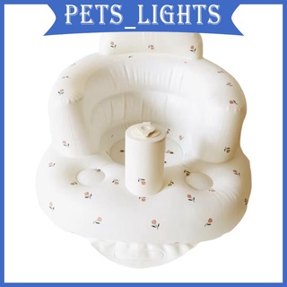 [pet & Lights] bañera inflable para bebé y niño pequeño, asiento niño niño tiempo de baño divertido bebé flotante aprender a sentarse edad recomendada 6 a 1
