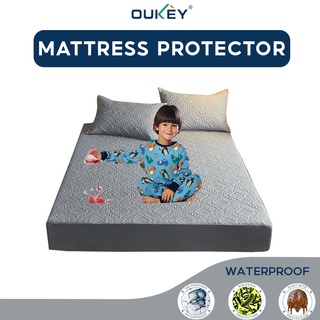 Protector de colchón impermeable sábana bajera ajustable proteger Uirne fluidos máquina lavable