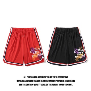 original hot sale 2021 bape moda clásico hombres deportes baloncesto pantalones cortos de secado rápido tela transpirable