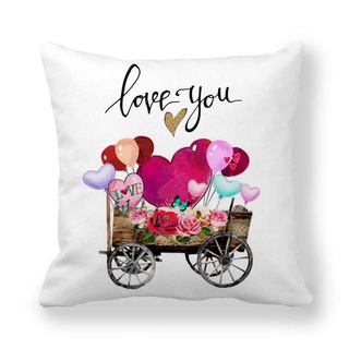 ✦Ae❣Fundas de almohada para el día de san valentín, camión amor corazón flor decoración fundas de almohada para sofá cama sofá cama