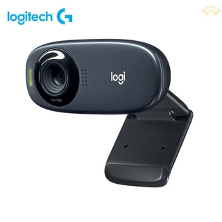 logitech c310 hd webcam 720p videollamada web cam escritorio portátil monitor webcam pantalla ancha cámara web con clip de micrófono reducción de ruido para ventana 7 8 10