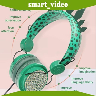 Audífonos De dinosaurio De dinosaurio Para niños/niños/audífonos con cable De 3.5mm/audífonos con diadema ajustable Sobre la oreja (9)