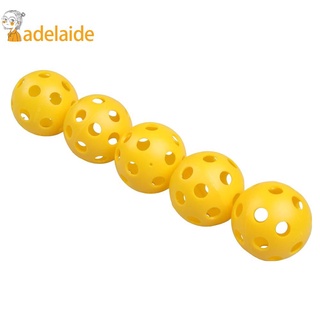 Adelaide 24 pzs pelotas de plástico con flujo de aire hueco para práctica de Golf/deportes