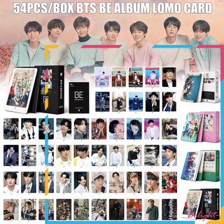 【POP】 54Pcs/Box KPOP BTS Lomo Card Set Album Mini Photo Card Postcard Bangtan Boys Collective Photocard