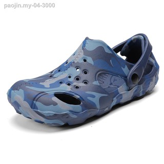 #✴Los hombres Slip-on zapatos zapatillas sandalias Crocks verano agujero Crok zuecos de goma (1)
