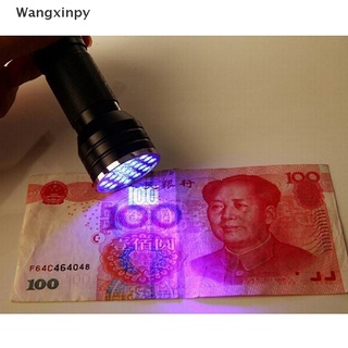 [wangxinpy] uv ultra violeta 21 led linterna mini luz negra de aluminio antorcha lámpara nueva venta caliente
