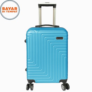 ¡Envío gratis! Polo MILANO fibra maleta cabina 20 pulgadas Anti-rotura maleta de viaje TC23 -Sky azul