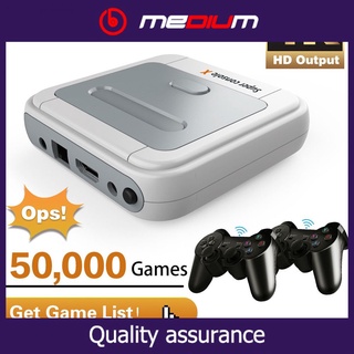 MEDIUM_CL Retro Wifi Super Console X Pro 4K Hd Tv Video Juegos Consolas Voor PS1/Psp/N64/dc Met 50000 + 2.4G Draadloze Controladores