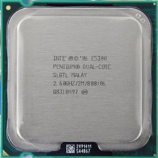 Para Intel Pentium Dual-Core E5300 Cpu (2.6ghz/2 M/800ghz) enchufe 775